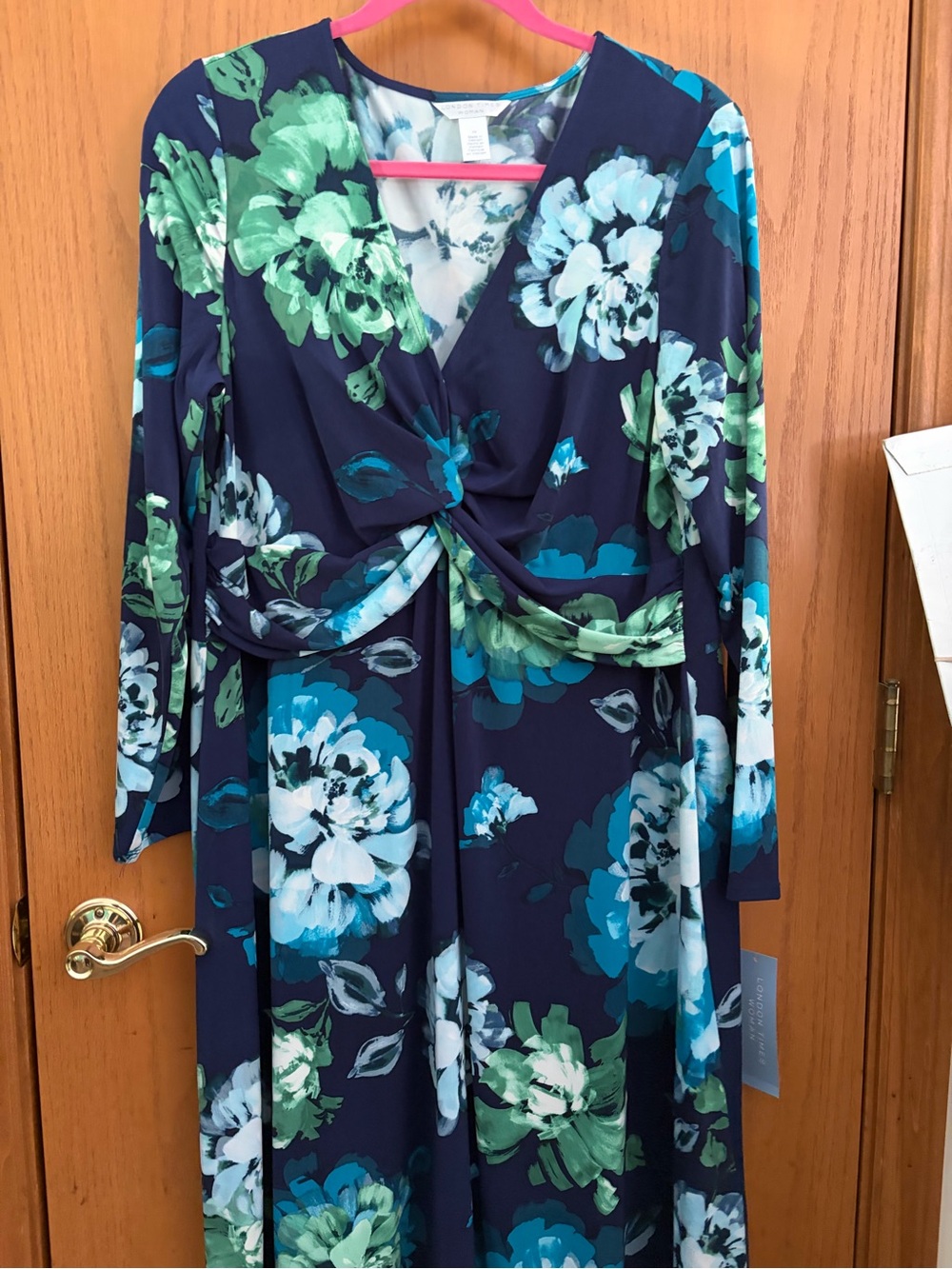 London Times Floral Midi Dress